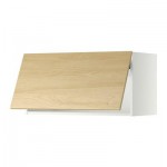 МЕТОД Горизонтальный навесной шкаф - 80x40 см, Тингсрид под березу, белый МЕТОД Горизонтальный навесной шкаф - 80x40 см, Тингсрид под березу, белый