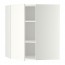 METOD угловой навесной шкаф с полками белый/Хэггеби белый 67.5x67.5x80 cm