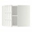 METOD угловой навесной шкаф с полками белый/Гэррестад белый 67.5x68.3x60 cm