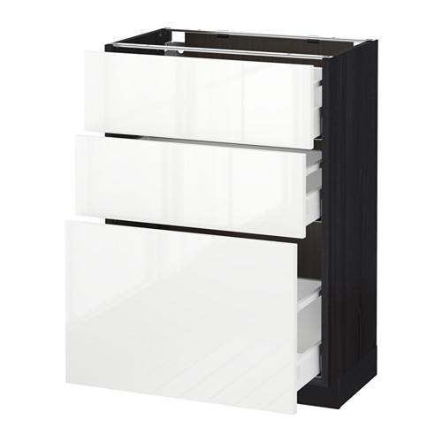 METOD/MAXIMERA напольный шкаф с 3 ящиками