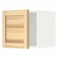 МЕТОД Верхний шкаф - белый, Торхэмн естественный ясень