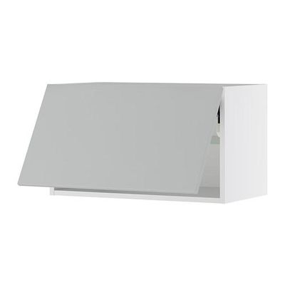 ФАКТУМ Горизонтальный навесной шкаф - Аплод серый, 92x40 см