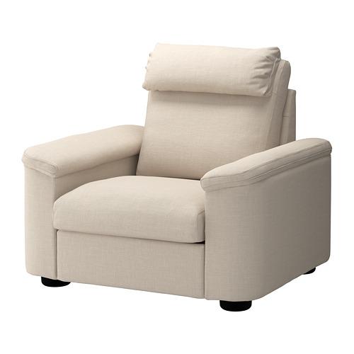 LIDHULT кресло черно-коричневый