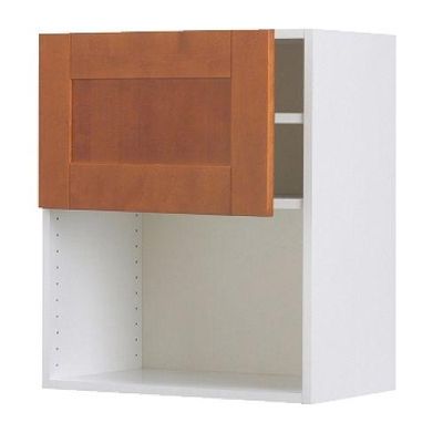 ФАКТУМ Навесной шкаф для СВЧ-печи - Эдель классический коричневый, 60x70 см