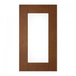 ЭДЕЛЬ Стеклянная дверь - классический коричневый, 40x70 см