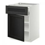 МЕТОД / МАКСИМЕРА Нплн шк д/врч пнл/ящ/плк/дв - Лаксарби черно-коричневый, белый