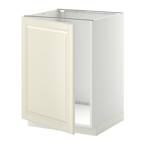 METOD напольный шкаф для раковины белый/Будбин белый с оттенком 60x61.9x88 cm