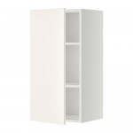 METOD шкаф навесной с полкой белый/Веддинге белый 40x38.6x80 cm