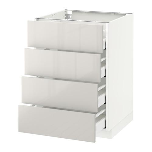 METOD/MAXIMERA напольн шкаф 4 фронт панели/4 ящика METOD/MAXIMERA напольн шкаф 4 фронт панели/4 ящика
