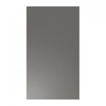 АБСТРАКТ Дверь навесного углового шкафа - глянцевый серый, 32x92 см
