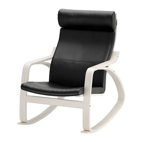 ПОЭНГ Кресло-качалка - Смидиг черный