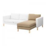 КАРЛСТАД Козетка, доп модуль - Линде бежевый