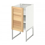 МЕТОД Напольный шкаф с полками - белый, Торхэмн естественный ясень, 40x60x60 см МЕТОД Напольный шкаф с полками - белый, Торхэмн естественный ясень, 40x60x60 см