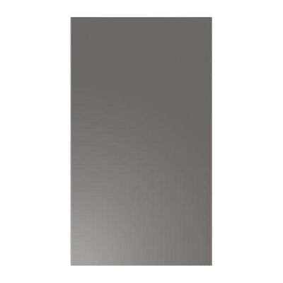 АБСТРАКТ Дверь навесного углового шкафа - глянцевый серый, 32x70 см
