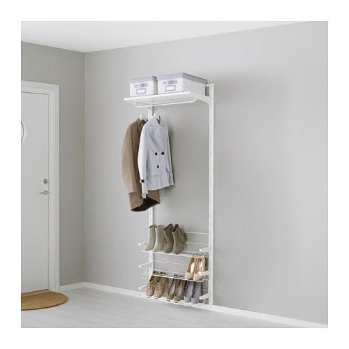 АЛЬГОТ Настенная шина/полки/полка д/обуви