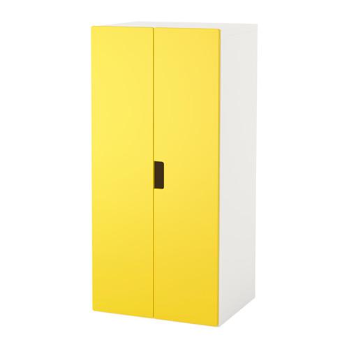СТУВА Комбинация для хранения с дверцами - белый/желтый