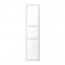 TYSSEDAL дверца с петлями белый/стекло 49.5x194.6 cm