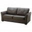 ГЕССБЕРГ Диван-кровать 3-местный - Глосе/Бумстад темно-коричневый