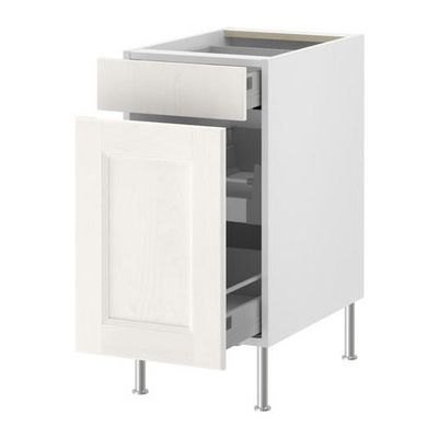 ФАКТУМ Напольн шкаф/выдвижн секц/ящик - Рамшё белый, 40 см ФАКТУМ Напольн шкаф/выдвижн секц/ящик - Рамшё белый, 40 см