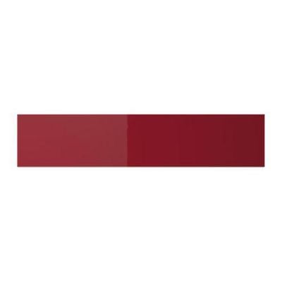 АБСТРАКТ Фронтальная панель ящика - глянцевый красный, 80x13 см
