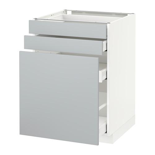 МЕТОД / МАКСИМЕРА Нплн шк с вдв мдл/2 фрнт - 60x60 см, Веддинге серый, белый МЕТОД / МАКСИМЕРА Нплн шк с вдв мдл/2 фрнт - 60x60 см, Веддинге серый, белый