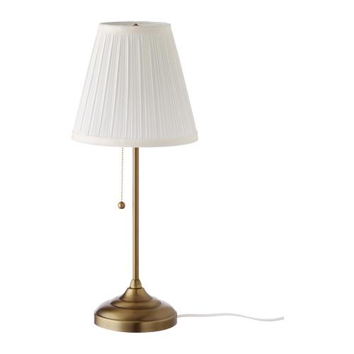 ÅRSTID лампа настольная латунь/белый 55 cm
