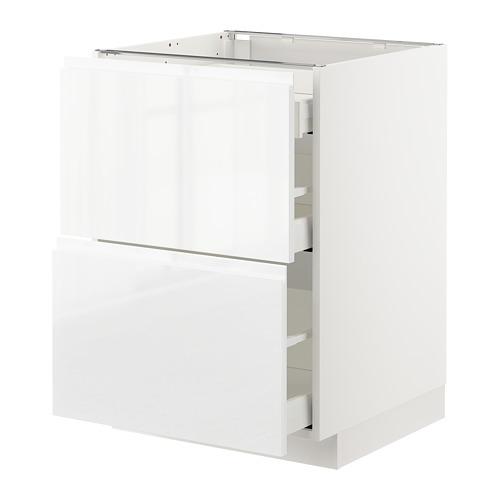 METOD напольный шкаф/2фасада/3ящика