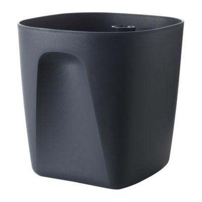 НЕКТАРИН Горшок с самополивом - темно-серый НЕКТАРИН Горшок с самополивом - темно-серый
