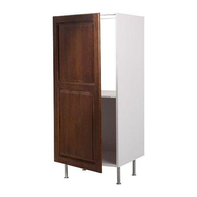 ФАКТУМ Высок шкаф д/холодильника - Лильестад темно-коричневый