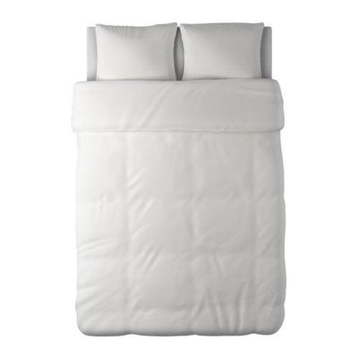 БЛОСИППА Пододеяльник и 2 наволочки - белый, 200x200/50x70 см БЛОСИППА Пододеяльник и 2 наволочки - белый, 200x200/50x70 см