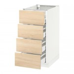 METOD/MAXIMERA напольн шкаф 4 фронт панели/4 ящика METOD/MAXIMERA напольн шкаф 4 фронт панели/4 ящика