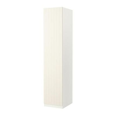 ПАКС Гардероб с 1 дверью - Пакс Рисдаль белый, белый, 50x37x236 см, стандартные петли