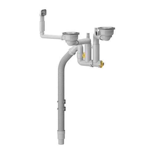 ЛИЛЛЬВИКЕН Сифон/выпуск д/двойной мойки ЛИЛЛЬВИКЕН Сифон/выпуск д/двойной мойки