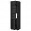 МЕТОД Высокий шкаф д/холод/мороз/2дверцы - под дерево черный, Тингсрид под дерево черный