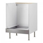 ФАКТУМ Напольный шкаф для духовки - Рубрик нержавеющ сталь