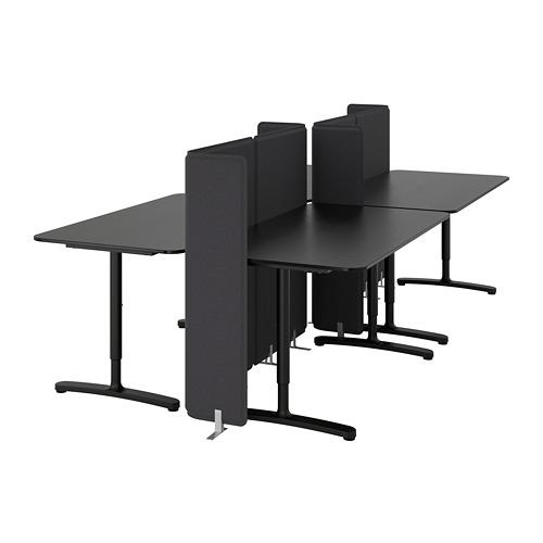 BEKANT стол с экраном