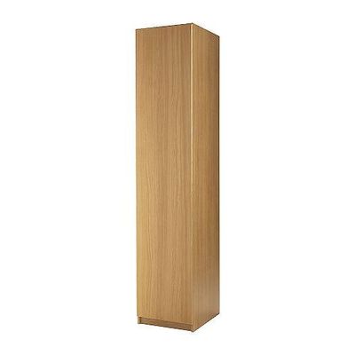 ПАКС Гардероб с 1 дверью - Пакс Нексус дубовый шпон, под дуб, 50x60x236 см, плавно закрывающиеся петли ПАКС Гардероб с 1 дверью - Пакс Нексус дубовый шпон, под дуб, 50x60x236 см, плавно закрывающиеся петли