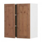 ФАКТУМ Навесной шкаф с 2 дверями - Фагерланд морилка,антик, 60x92 см