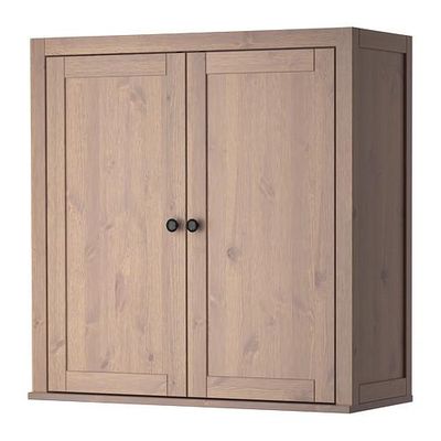 ХЕМНЭС Дополнительн модуль д/бюро - серо-коричневый