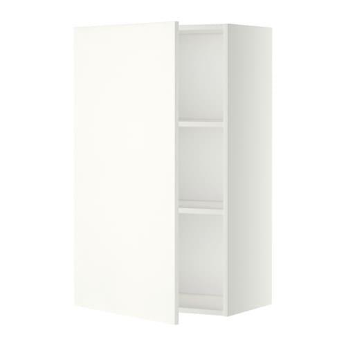 МЕТОД Шкаф навесной с полкой - белый, Хэггеби белый, 60x100 см