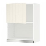 МЕТОД Навесной шкаф для СВЧ-печи - 60x80 см, Хитарп белый с оттенком, белый