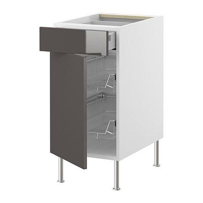 ФАКТУМ Напольн шкаф с пров корз/ящ/дверью - Абстракт серый, 40 см ФАКТУМ Напольн шкаф с пров корз/ящ/дверью - Абстракт серый, 40 см