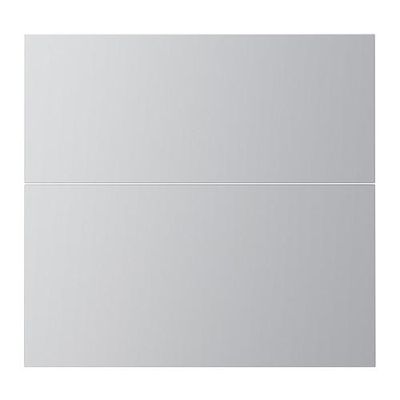 АПЛОД Фронтальная панель глуб ящика,2 шт - серый, 80x57 см