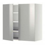МЕТОД Навесной шкаф с посуд суш/2 дврц - белый, Гревста нержавеющ сталь, 80x80 см МЕТОД Навесной шкаф с посуд суш/2 дврц - белый, Гревста нержавеющ сталь, 80x80 см