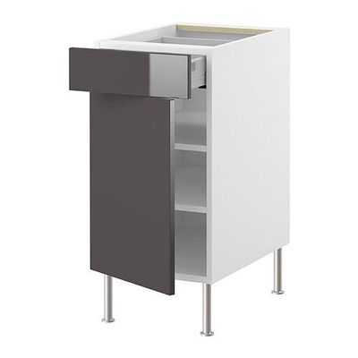 ФАКТУМ Напольн шкаф с полкой/ящиком/дверью - Абстракт серый, 40 см ФАКТУМ Напольн шкаф с полкой/ящиком/дверью - Абстракт серый, 40 см