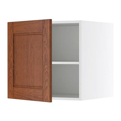ФАКТУМ Верх шкаф на холодильн/морозильн - Ликсторп коричневый, 60x57 см