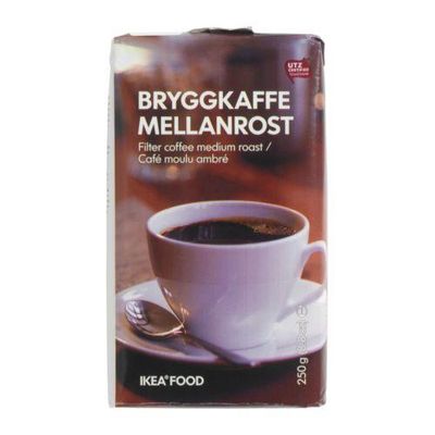 BRYGGKAFFE MELLANROST Фильтров кофе, средней обжарки