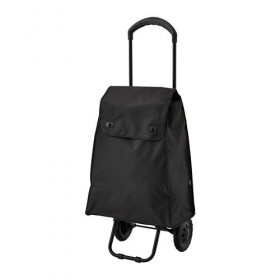 KNALLA сумка хозяйственная на колесиках черный