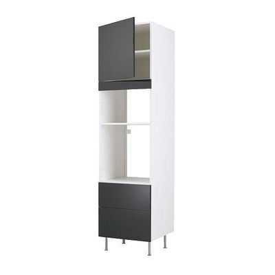 ФАКТУМ Высок шкаф для СВЧ/духов+ящ/дверь - Абстракт черный, 60x233 см ФАКТУМ Высок шкаф для СВЧ/духов+ящ/дверь - Абстракт черный, 60x233 см