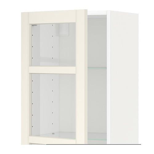 Stevig elf segment METHODE / MAXIMERA Bovenkast / glazen deur / 2 lade - wit, Hitarp wit met  een aanraking, 40x100 cm (092.409.39) - beoordelingen, prijs, waar te kopen